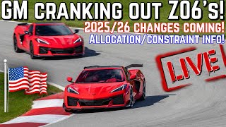 TONS of changes coming for the 2025 and 2026 C8 Corvette! C8 Z06's coming FAST n