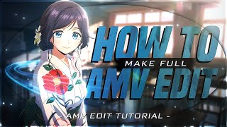 Full Amv Edit "Step by Step" On Alight Motion - Amv Edit Tutorial Alight Motion