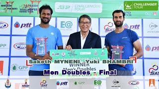 Bangkok Open 2023 (2) Men Doubles  Final - Saketh MYNENI -Yuki BHAMBRI (IND)