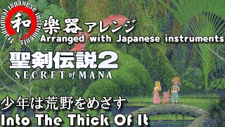 [聖剣伝説2]少年は荒野をめざすを和風アレンジ  作業用BGM 和楽器（琴・尺八）[ゲーム音楽]