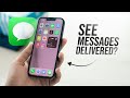 How to See Messages Delivered on iPhone Messenger (tutorial)