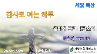 [세빛묵상] 광야에 울린 나팔소리[달라스 세빛연합감리교회] -김형남 목사-