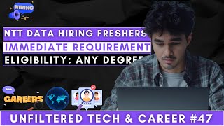 NTT Data Bulk Hiring Freshers | Any Degree | 6 LPA | Fresher Jobs 2024 🔥