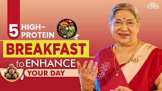 Morning Quick High Protein Recipes: 5 Breakfast To Add in Weight Loss Diet | Vegetarian Breakfast