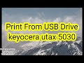 keyocera utax 5030 2100 4100 and others printing from USB drive