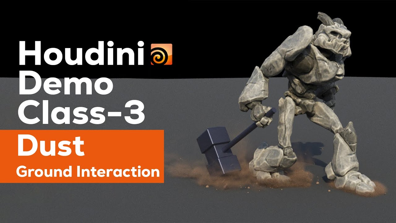 Houdini Demo Class 3 Ground Interaction Basic To Advance Houdini
