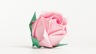 Origami Rose / Flower 🌹💗 By Kazutaka Naka  摺紙 玫瑰花  折り紙 バラ