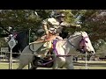 やぶさめ【熊本城、武田騎射流鏑馬】japanese mounted archery