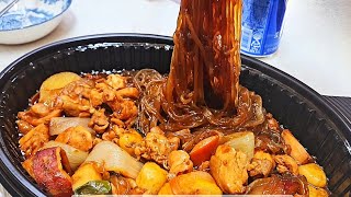 조용히 24년 마무리 / 찜닭, 생크림빵, 김치볶음밥, 라면, 초코케이크, 집밥(고등어,된장찌개)