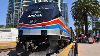 Amtrak Heritage Units on the Pacific Surfliner