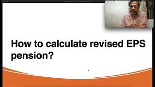 How to calculate revised EPS pension