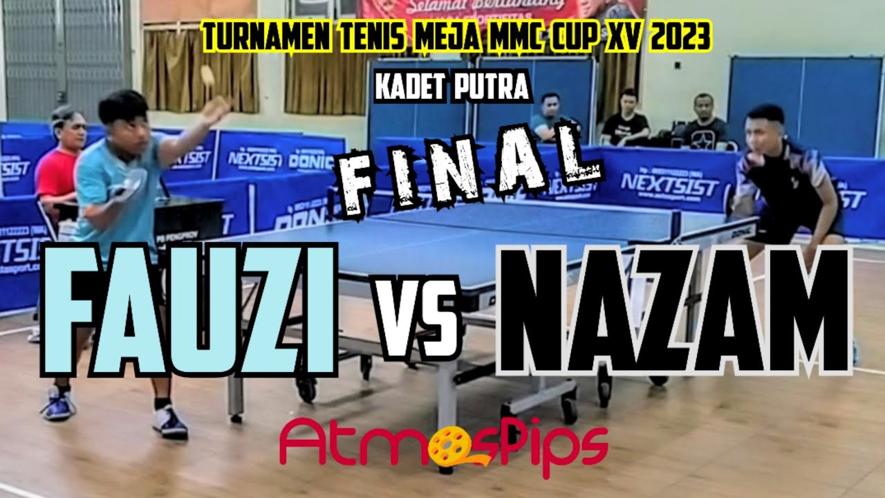 FAUZI (Victory Jatim) Vs NAZAM (Hebat Semarang) 🏓🏓 FINAL Kadet Putra ...