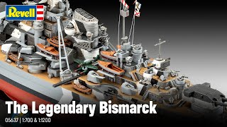 Gift Set The Legendary Bismarck (1:700-1:1200) [05637]