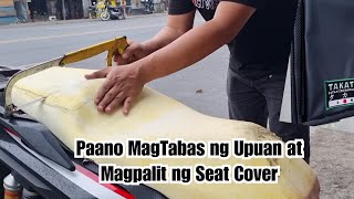 How to Replace Seat Cover at Paano Mag Tabas ng Upuan