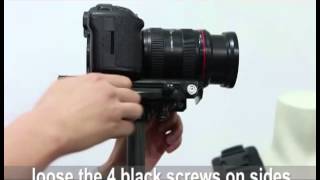 wieldy (rebranded as AIG) iron triangle 5d2 DSLR setup (draft, english)