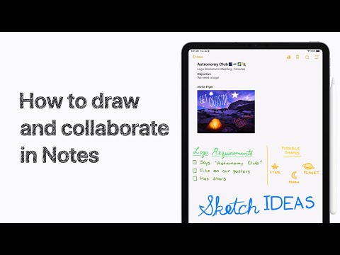 How to Sketch in Notes for iPhone and iPad