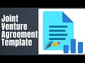 Joint Venture Agreement Template - How To Fill Join Venture Agreement