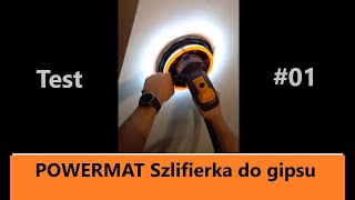 Test | POWERMAT Szlifierka do gipsu