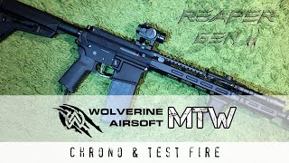 Wolverine MTW Reaper Gen 2 - chrono \u0026 test fire