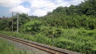 快速 まさかり 1号 車窓 八戸→野辺地/ 青い森鉄道 うみねこ(キハ48)