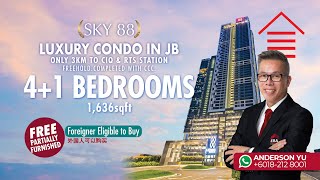 Setia Sky 88 Tower A (Altus) High Floor Units @ JB Town for  Sale