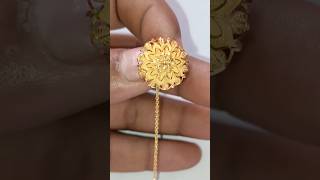 মাত্র ৪ আনা সুই সুতা কানের দুল ডিজাইন,earring design#gold #jewellery #shorts