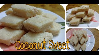 Coconut sweet recipe in tamil | தேங்காய் ஸ்வீட் | தேங்காய் மிட்டாய் | shanthi's jk arusuvai samaiyal