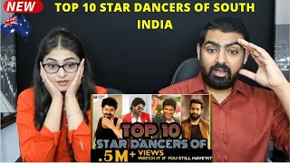 Top 10 Star Dancers of South India Ft Allu Arjun, Jr NTR, Yash, Puneeth Rajkumar, Vijay & many more!
