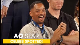 Will Smith, Kylie & Rebel Wilson Spotted at the Australian Open | AO Stars