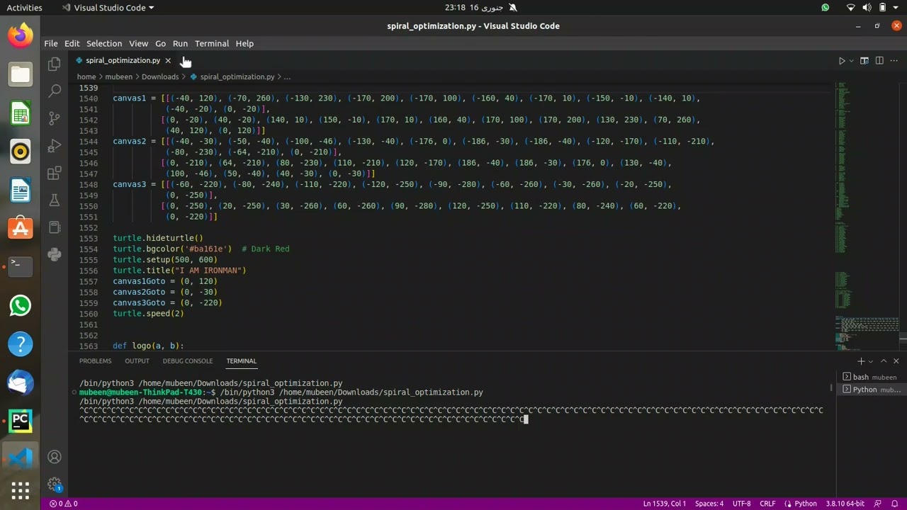 Python Code How To Create Iron Man In Python Code - YouTube