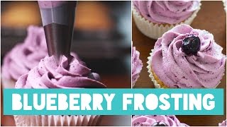 GORGEOUS BLUEBERRY CREAM CHEESE FROSTING | RECIPE