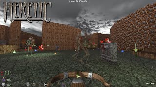 Heretic (Neural Upscale + Voxel pack) - E1M9: The Graveyard | 4K/60