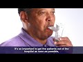 testimonial out of the er with aeroeclipse® breath actuated nebulizers ban