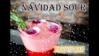 Como preparar el coctel Navidad Sour / Cocteles Navideños🎄😋 cocteles deliciosos🍹