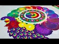 Diwali Rangoli ♥️#rangoli #festivalrangolidedigns #esayrangoli #festivalrangoli #youtube