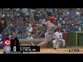 cozart goes deep to left field check out zack cozart hitting a solo home run on t