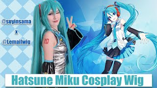 【Cosplay Wig】Let's check Hatsune Miku Cosplay Wig!