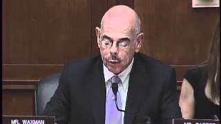 Representative Waxman's Opening Statement before Energy and Power Subcommittee