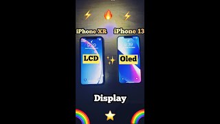 iPhone LCD display vs OLED display ⚡️🔥 Oled Display Vs LCD Display #iphone #iphone13 #iphone11