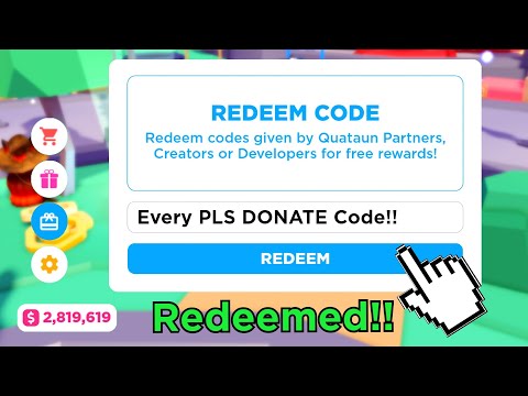 Every Redeemable Code in PLS DONATE! (September 2023)