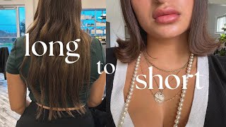 CUTTING MY HAIR REALLY SHORT | life in my twenties vlog