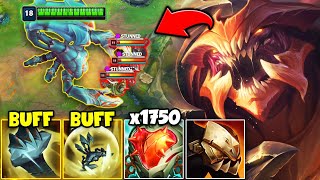 RIOT JUST OVER BUFFED SKARNER AND IT'S COMPLETELY BROKEN HIM... (57% WIN RATE WT