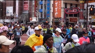 Tokyo Marathon 2014  Shinjyuku  東京マラソン・新宿歌舞伎町