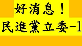 好消息！民進黨立委-1