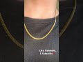 solid vs hollow miami cuban link chain comparison🔥14k 3mm gold jewelry miami cuban benz ice