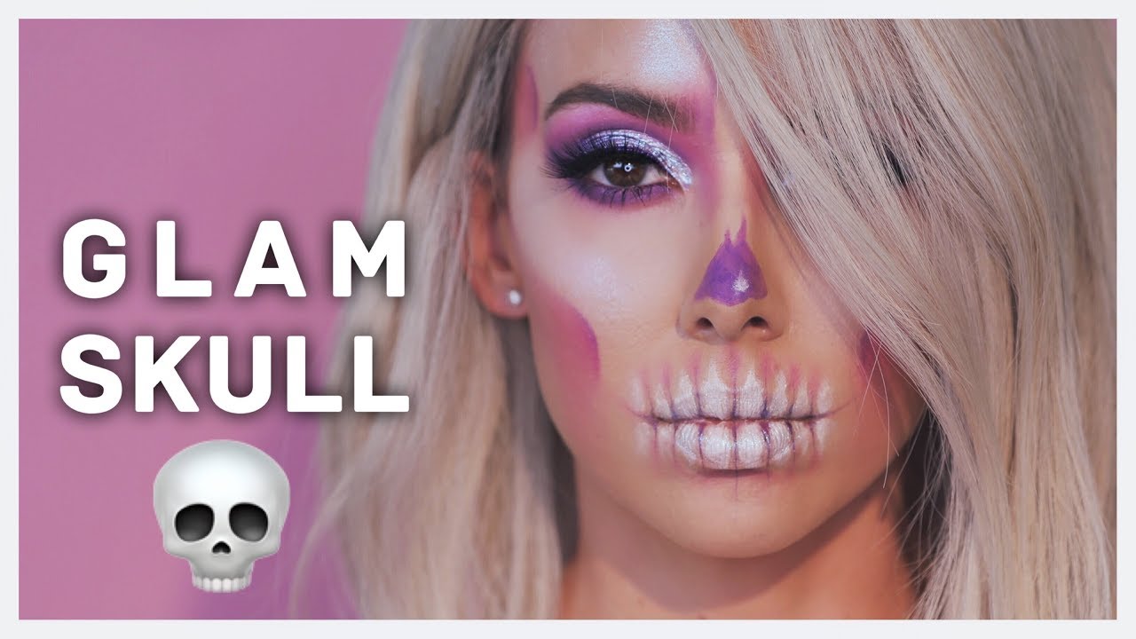 Easy Skull Halloween Makeup Tutorial Youtube