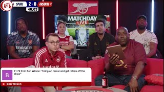 AFTV react to Son goal, 3-0 Spurs