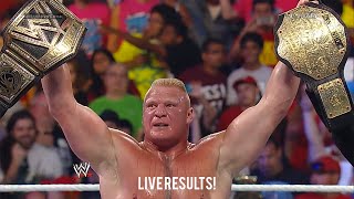 WWE SummerSlam 2014 John Cena vs Brock Lesnar WWE World Heavyweight Championship Result!