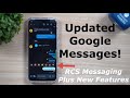 Google Messages Update - RCS Messaging PLUS New FEATURES