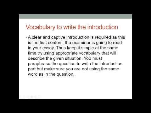 IELTS General Training Writing Task 1 - Vocabulary - YouTube